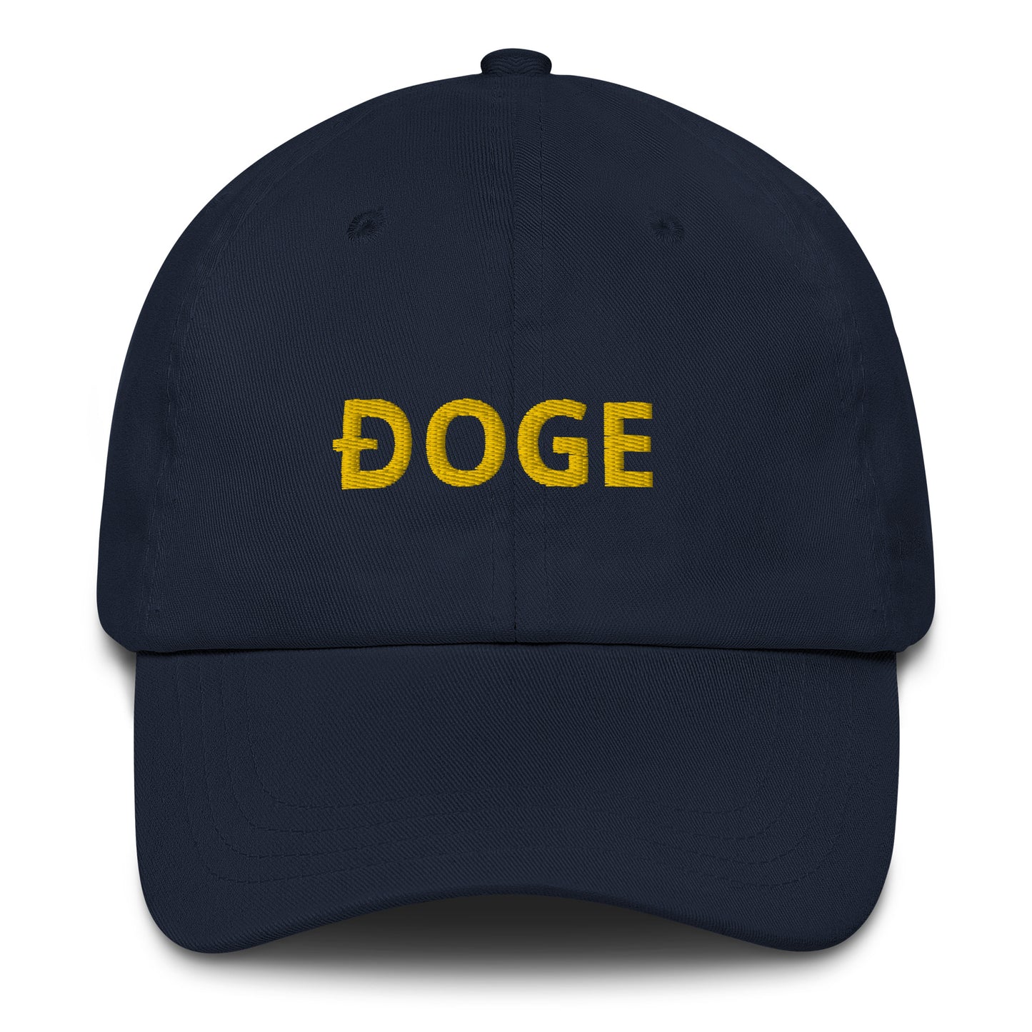 Dogecoin symbol Embroidered hat | Cryptocurrency cap | Gift for trader