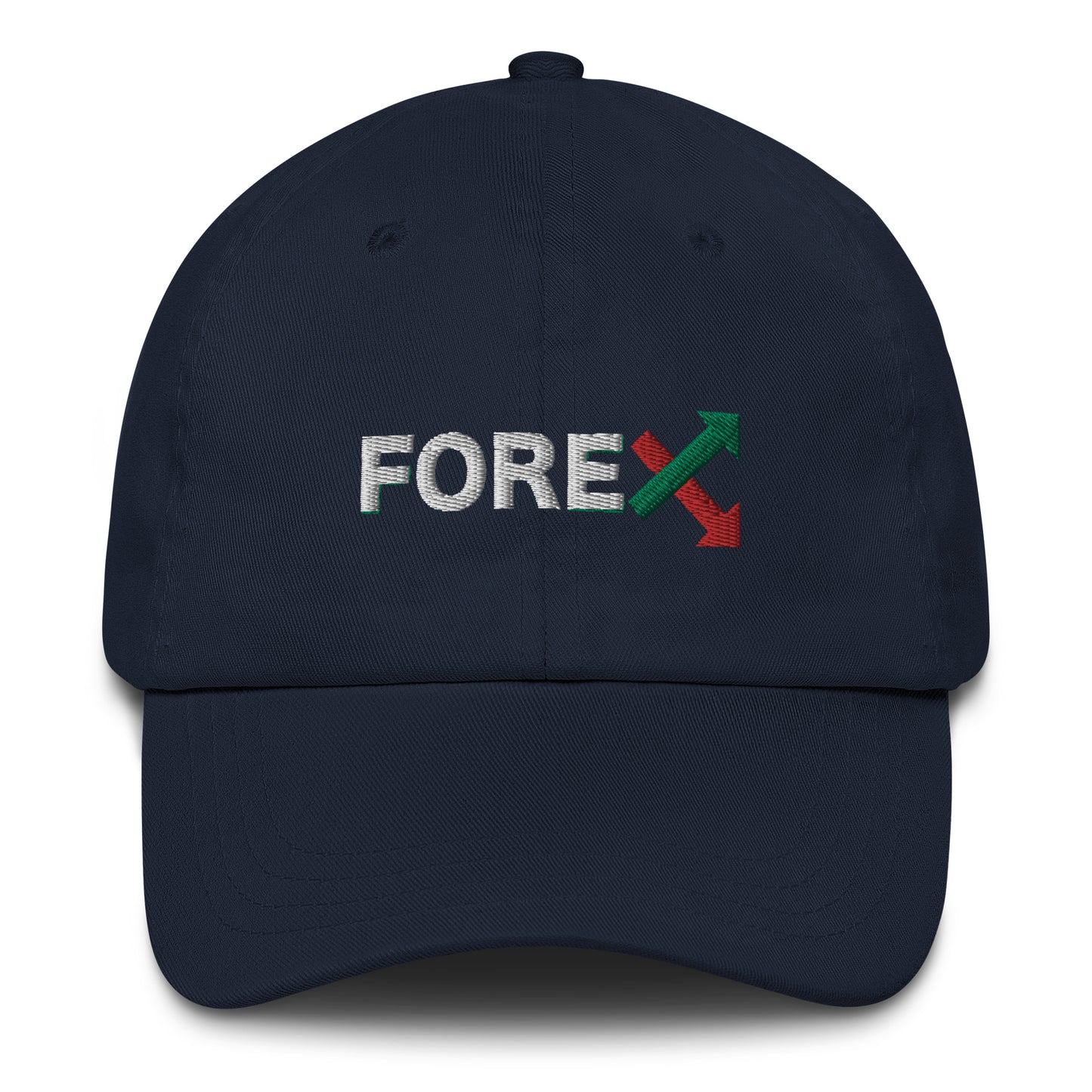 Forex arrow up & down Embroidered hat | Forex Cap | Trader Dad hat | Unisex