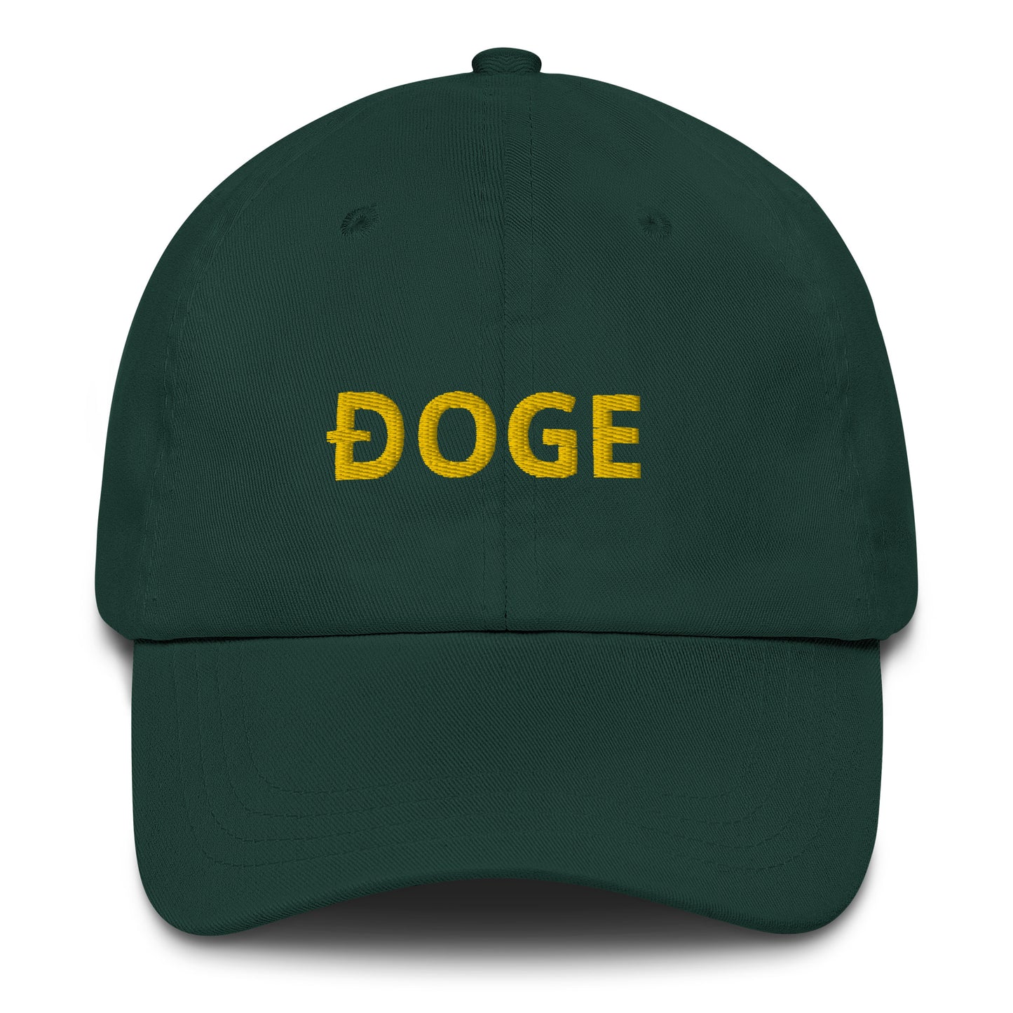 Dogecoin symbol Embroidered hat | Cryptocurrency cap | Gift for trader