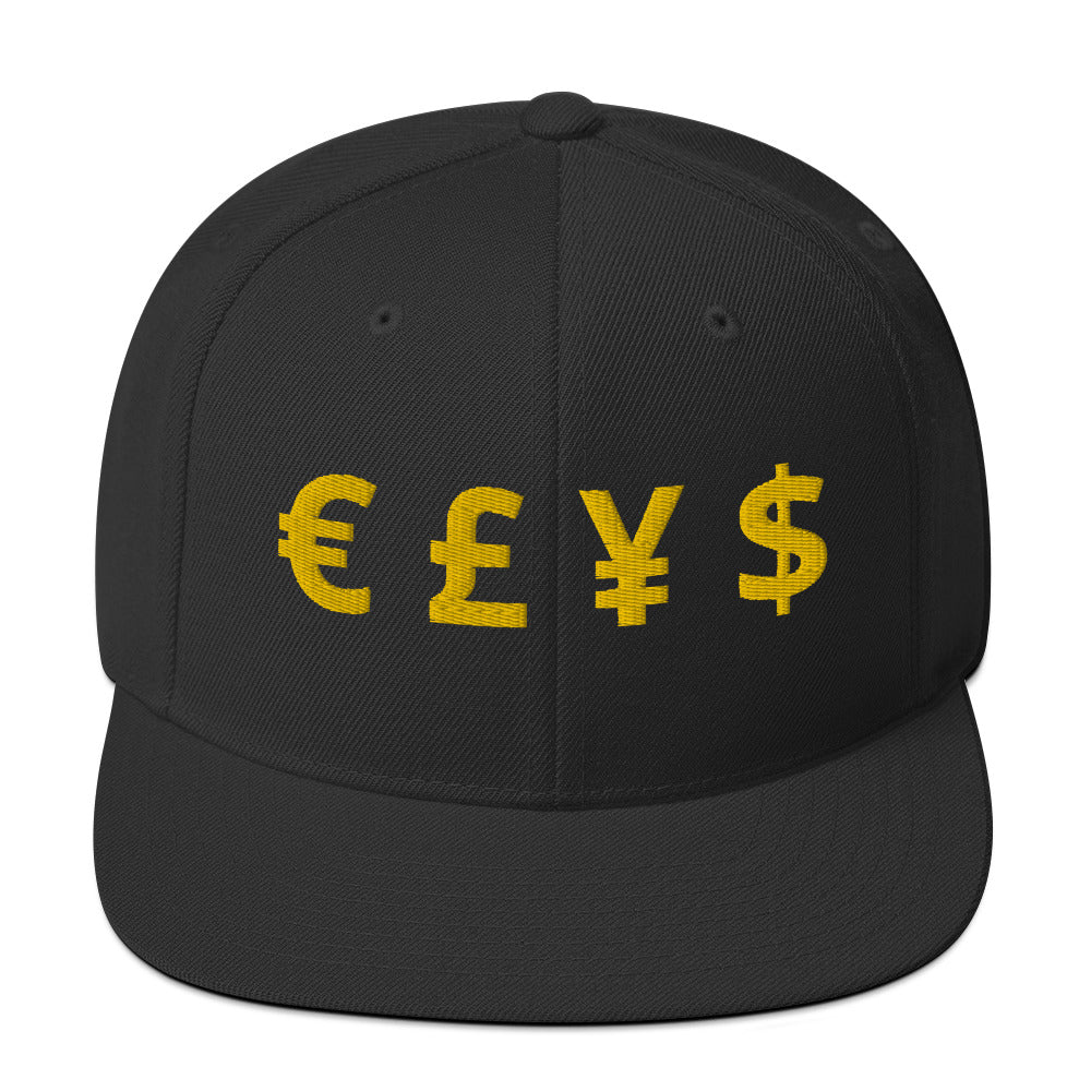 FOREX Embroidered Snapback Hat | Currencies, Finance hat | unisex cap