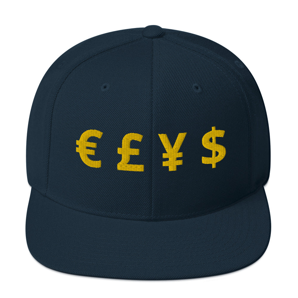 FOREX Embroidered Snapback Hat | Currencies, Finance hat | unisex cap