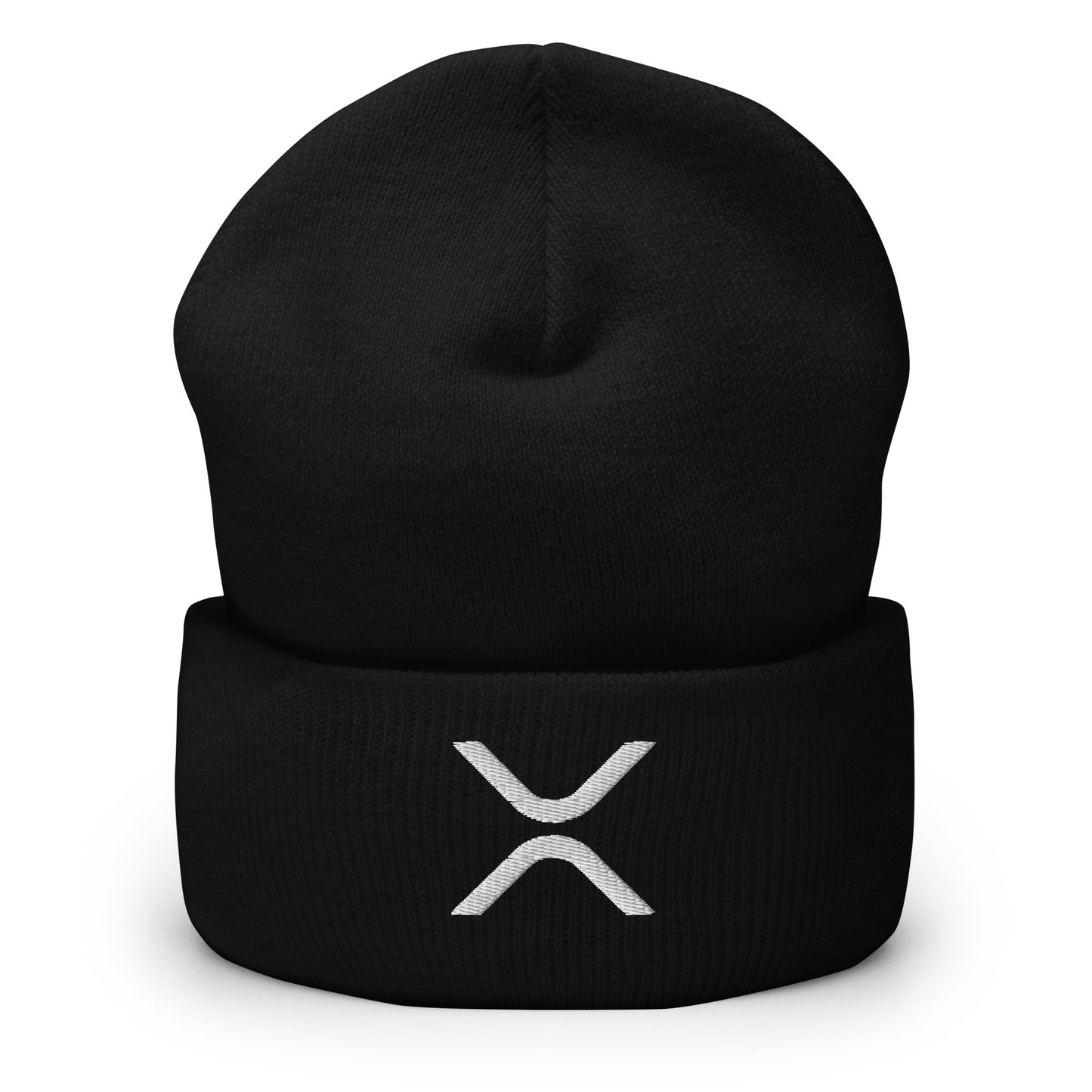 XRP logo Embroidered Cuffed Beanie