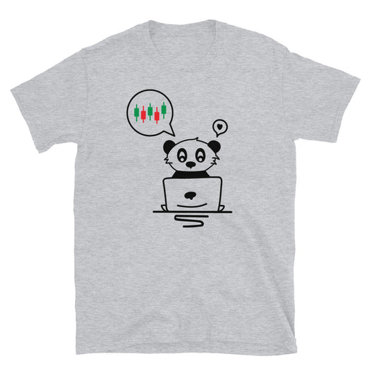 Trader Panda Short-Sleeve Unisex T-Shirt 