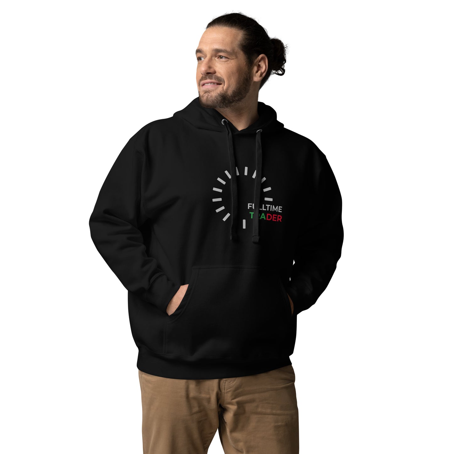 Full Time Trader  Hoodie | Stock market Trader Gift | Forex Merch | Crypto Trader Style