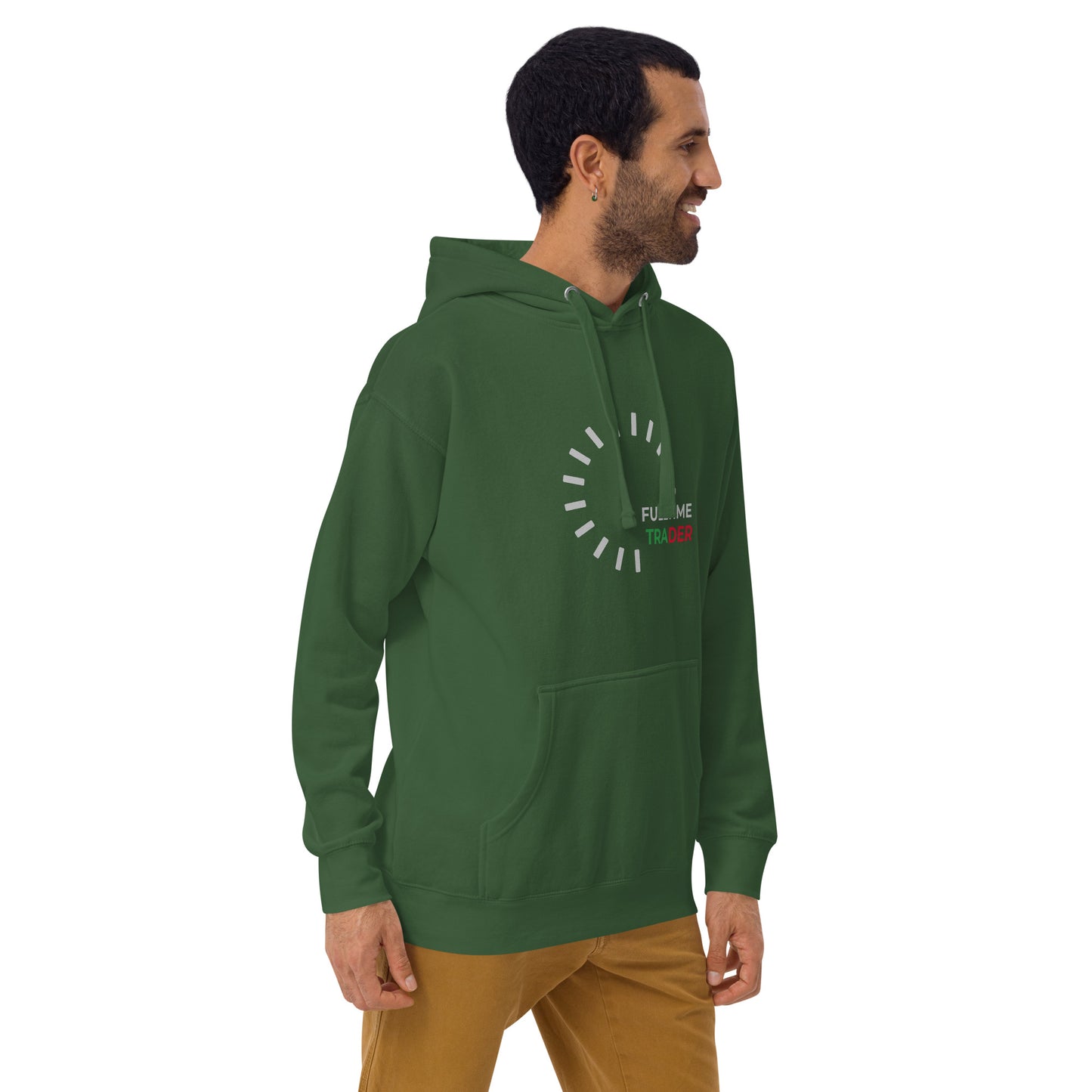 Full Time Trader  Hoodie | Stock market Trader Gift | Forex Merch | Crypto Trader Style