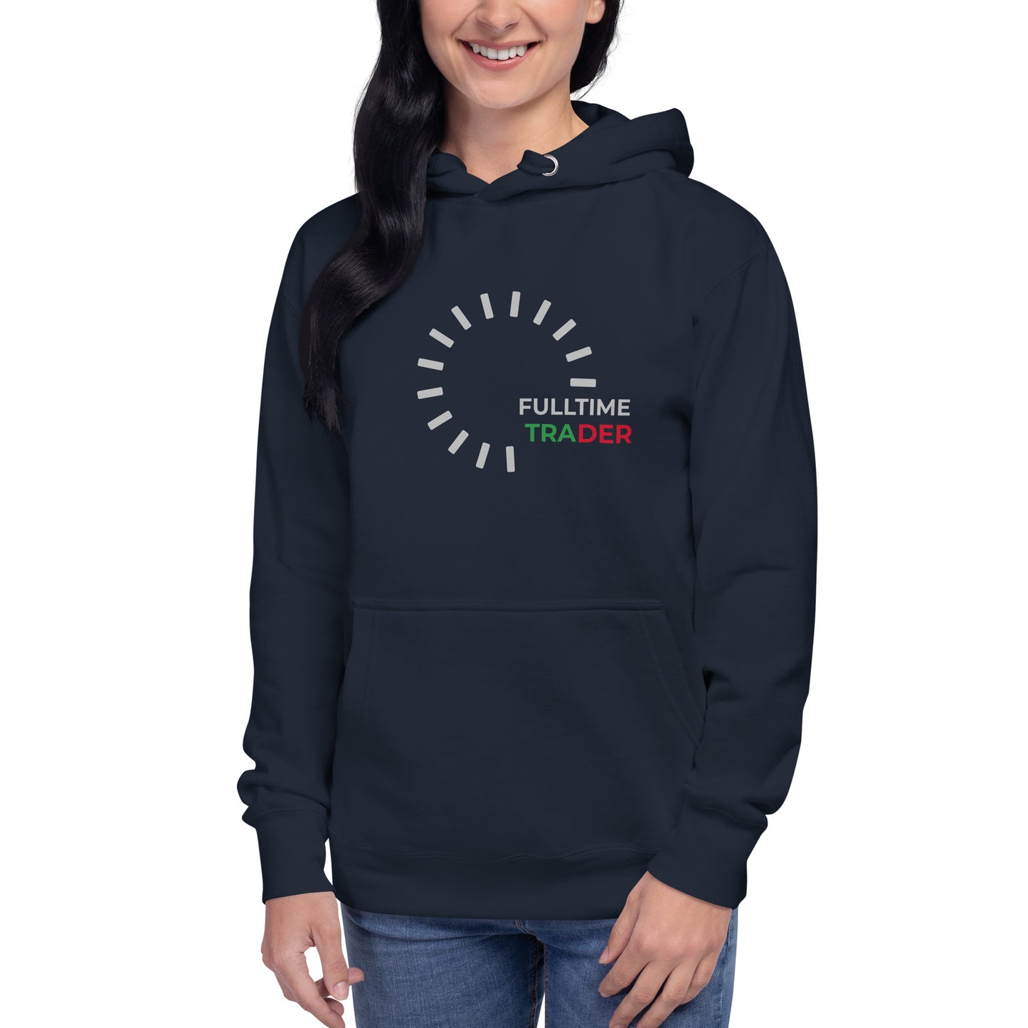 Full Time Trader  Hoodie | Stock market Trader Gift | Forex Merch | Crypto Trader Style